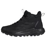 Beste wandelschoenen dames brede voet adidas dames Terrex Anylander Mid Rain.Rdy Hiking Shoes, Core Black/Core Black/Grey Four, 39 1/3 EU