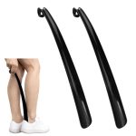 2 Stuks Schoenlepel Lang Kunststof, 43 cm Verlengd Ergonomisch, Geschikt