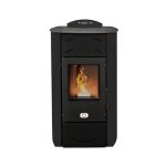 STUFE A PELLET ITALIA Siberia Idro 15 kW, pelletkachel, hydro-warmte, 90% rendement, verwarmingsvermogen 90 m², autonomie 20 uur, programmeerbaar, 5 snelheden en vermogensniveaus, garantie 24 maanden,