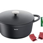 Tefal Trattoria braadpan - Gegoten aluminium voor warmtebehoud - Coating | Braadpan kan in de oven tot 25°C, Anti-aanbaklaag is 1% veilig