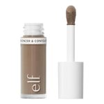 e.l.f. Camo Liquid Bronzer & Contour, hoog gepigmenteerde, natuurlijke glowy finish, langhoudend, ronde applicator, veganistisch en dierproefvrij, 1 Fair