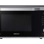 Samsung MC32J7055CT/EG Combi-magnetron met grill en hete lucht, 900 W, 32 gaarruimte (extra groot), 52,3 cm breed, slim-fry, gistdeeg/yoghurt-programma, zilver