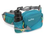 buffup® Heuptas met flessenhouder, heuptas sport voor outdoor, hondentraining, fietsen, wandelen, hardlopen, heuptas voor dames en heren, groot (juweel blauw)