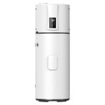 R290 Verticale warmtepomp, 250 liter, lucht- en waterpomp, voor villa's, hotels, vakantiewoningen, handel en outdoor, stil, 50 dB, snelle verwarming tot 75 °C, wifi
