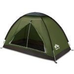 Night Cat 1 Persoon Tent Waterdicht: Lichtgewicht 1 Man Backpacken Tent Gemakkelijk Opstelling Enkele Laag voor Wandelen Camping