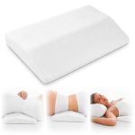 Huanmin Lendenkussen, traagschuim, 60 x 30 cm, voor bed en bank, wit