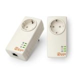 Beste Ziggo modem FADEDA ZIGGO Powerline 2-pack Powerlan Gigabit LAN-netwerkadapter, Ethernet-gegevensoverdracht via het lichtnet, 1000 Mbps (2 stroomkabels/zenders)