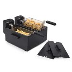 Princess 183028 Dubbele Frituurpan Black – Koude Zone – Veiligheidsfilter – Inhoud 2 x 3 liter