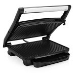 Princess Paninigrill, 30 x 24 cm, 2000 W, Zwevend Bovendeksel | Koele handgreep, Antiaanbaklaag, Vetopvangbakje, Veiligheidsslot, Verticaal opbergbaar, 01.112415.01.001