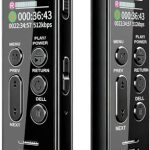 Beste Voice Recorder Liebssen 32 GB Digitale Stemrecorder met HD-audio-opname A-B herhaalfunctie slimme spraakherkenning en wachtwoordvergrendeling voor interviews vergaderingen lezingen