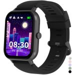 JUBUNRER Smartwatch voor Kinderen met Telefoon Hartslag Slaap Stappenteller