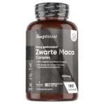 Beste erectiepillen Maca Complex - 5550 mg - Met Zwarte en Gele Maca, L-Arginine, Panax Ginseng en Zink - 180 capsules voor 6 maanden voorraad - Gemaakt in het Verenigd Koninkrijk - Van WeightWorld