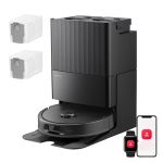roborock Qrevo S ProSet Robotstofzuiger met dweilfunctie,Upgrade van QV 35A | 18 500 Pa, 75 °C Zelfreiniging op Hoge temperatuur, Antiklitsysteem, Reactive Tech Obstakelvermijding, Alles-in-één Dock