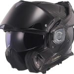 LS2, Motorcycle modular helmet ADVANT X Carbon black, XL