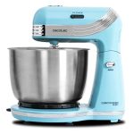 Cecotec Cecomixer Easy Kneading Mixer 250 W, orbitaal uurwerk, inhoud 3 l, stalen kom, 5 functies (kneden, garde, mixen, assemuleren, emulgeren), 6 snelheden, blauw