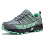OUTJET Waterdichte Wandelschoenen voor Dames - Lichtgewicht en Antislip Outdoor Hikingschoenen