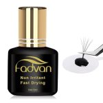 FADVAN Extension Wimper Lijm Hypoallergene Instant Sneldrogende Wimperlijm, Nep Valse Wimper Lijm Wimperverlenging 5ML