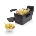 Princess Frituurpan, 3 L, 2000 W, Koude Zone, voor Gezinnen | Regelbare thermostaat tot 190 °C, Uitneembare geëmailleerde binnenpan, Vaatwasserbestendige delen, 01.182727.01.050