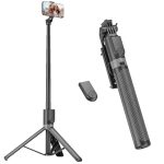 Beste telefoonhouder RISEOFLE 180cm Telefoonstatief & Selfiestick, Draagbaar All-in-One Uitschuifbaar Mobiele Telefoon Statief met Draadloze Afstandsbediening, voor iPhone/Samsung/Android/Alle Smartphone