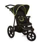 Beste buggy voor in het bos Hauck Runner Driewieler Jogger Buggy, Vanaf De Geboorte, Tot 25 kg, Zwart/Neon-Geel