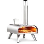 BIG HORN OUTDOORS Pizza Ovens Houtpellets Pizza Oven Houtgestookte Pizza Maker Draagbare Rvs Pizza Grill
