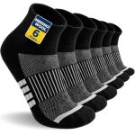Beste wollen sokken Niofind Merino Quarter Wandelsokken, 6 Paar, Gevoerd en Ademend