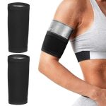 Beste sport om af te vallen EIHI 1 paar armband, afslankheidsband, zweetbanden voor saunarm, compressie, sport om af te vallen en te trainen, uniseks