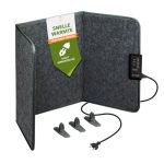 Beste mobiele infrarood verwarming Mi-Heat infrarood bureauverwarming verwarmingspaneel 260W |