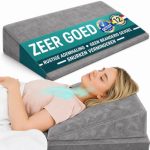 Wigkussen, bed voor rustige nachten en maagkalmering, matraswig en rugkussen voor rustigere nachtelijke ademgeluiden, leeskussen voor ontspannen lezen in bed, Oeko-Tex gecertificeerd en getest