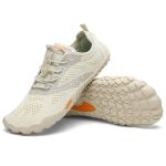 SAGUARO Barefoot Trailschoenen voor heren en dames, hardloopschoenen, Beige, 39 EU