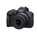 Beste systeemcamera Canon EOS R100 + RF-S 18-45mm F4.5-6.3 IS STM (24.1MP APS-C Mirrorless Camera, Dual Pixel CMOS AF, 4K Video, Wi-Fi & Bluetooth)