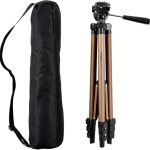 Amazon Basics - Licht statief met tas, 127 cm, Champagne