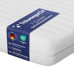 Beste koudschuim matras Träumegut24 AquaFlex 7-zones matras | 90 x 200 cm | H3&H4 | Ergonomisch koudschuimmatras | Hypoallergeen en antibacterieel | Wasbare hoes | Oeko-TEX® (90 x 200 cm, H3&H4, 12 cm)