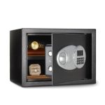 Amazon Basics Elektronisch combinatieslot kluis, 14 l, zwart