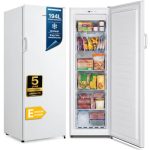 Beste vriezer No Frost HEINNER HFF-HS194NFE++ Vrijstaande No Frost Vriezer – 194 L, Elektronische Bediening, LED-Display, Omkeerbare Deur, Energieklasse E, Stil & Betrouwbaar, Inclusief 5 Jaar Garantie