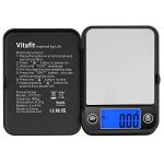 Vitafit 500g Digitale Zakweegschaal Precisie 0.01g,Gramweegschaal Blauw LCD