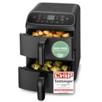 Cosori Airfryer, nieuwe generatie 2026, chip testwinnaar TurboBlaze-Tech | NTC-Tech, XL-verwarmingsring, PFAS-vrije keramische coating, 39% smaller, 3 ventilatorstanden, Turbo Tower Compact