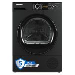 HEINNER HHPD-V9T1CHSA++ Warmtepompdroger – 9 kg – Energieklasse A++ – 15 Programma’s – LED Display – 5 Jaar Garantie (Antraciet, 9 KG)