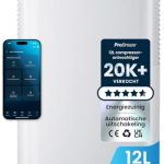 Pro Breeze OmniDry Luchtontvochtiger met WiFi 12L/dag, 24-uurs Timer, Stil | 2L Watertank, Helpt Was Drogen, Slaapmodus, Continue Waterafvoer, Vermindert Vocht, voor Woonkamer & Slaapkamer