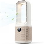 Beste bladloze ventilator VOMI Rotorloze tafelventilator met accu, 4000 mAh, stil