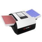 Beste kaartenschudmachine ShuffleBox S1 Automatische kaartenschudder met 2000mAh oplaadbare ingebouwde batterij, ultra‑stil en geschikt voor 2 sets kaarten