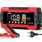 Beste acculader Husgw 10A 12V auto slimme batterijlader (rood 10)