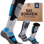 Beste skisokken Occulto heren skisokken pak van 2 (Model: Felix) 2 paar blauw zwart 43-46