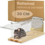 Praknu Rattenval Levendvangkooi 30 cm – Rattenkooi – Diervriendelijke Val