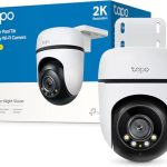 Tapo C51A – Buiten Pan/Tilt Beveiligingscamera | 2K Resolutie, 360° Beeld, Slimme Bewegingsdetectie, Kleur Nachtzicht, IP65 Waterdicht, AI Persoonsdetectie, Twee-Weg Audio, Cloud & MicroSD Opslag