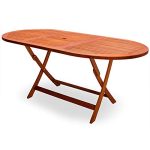 Beste Tuintafel CASARIA® Tuintafel Eettafel Alabama 160 x 85 cm Inklapbaar | Acaciahouten tafel voor 6 personen, gemaakt van weerbestendig, massief acaciahout, stabiel en stevig, FSC®-gecertificeerd