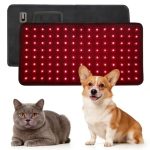 Roodlichttherapieriem voor huisdieren, 660nm en 850nm infrarood wikkelpad met 120 LED-kralen voor wondverzorging bij honden, katten en paarden