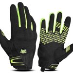 BEAST RAGE Zomer Motorhandschoenen, ademende touchscreen-rijhandschoenen voor mannen en vrouwen, lichte off-road racehandschoenen met vingerbescherming, antislip handgreep (groen, M)