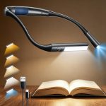 Glocusent Buigbaar Boeklicht, 100 uur looptijd Oplaadbare Leeslamp