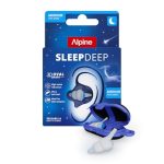 Alpine SleepDeep slaapoordoppen – geschikt voor zijslapers & tegen snurken – zachte en geluidsreducerende oordoppen – 27 dB SNR – siliconenvrij – 1 paar (maat M)